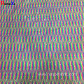 5mm Brand Rainbow Stretch mesh Multi Sequin Fabric